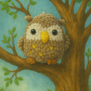 Crochet owl